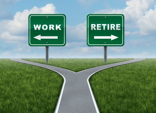 deciding to retire or keep working