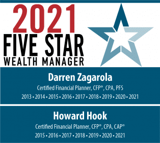 2021 Five Star Wealth Manager Darren Zagarola Howard Hook