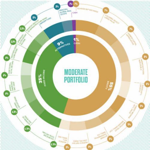 moderate portfolio model