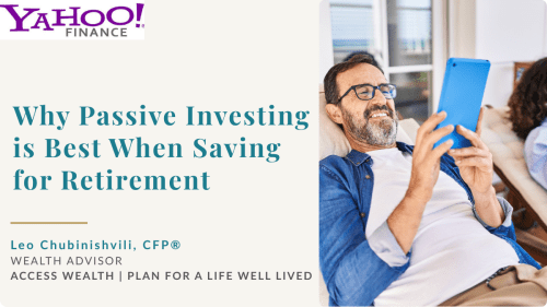 passive investing saving for retirement